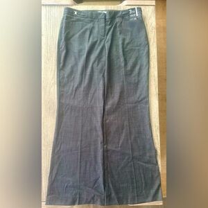 New York & Company The 7th Avenue Wide Leg Charcoal Gray Pants Size 10 Petite